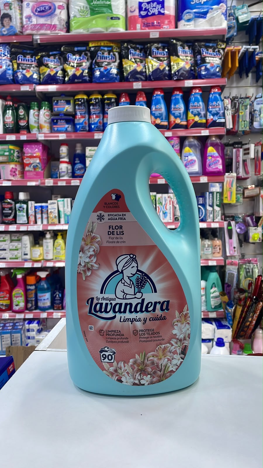 Lavandera flor de lis