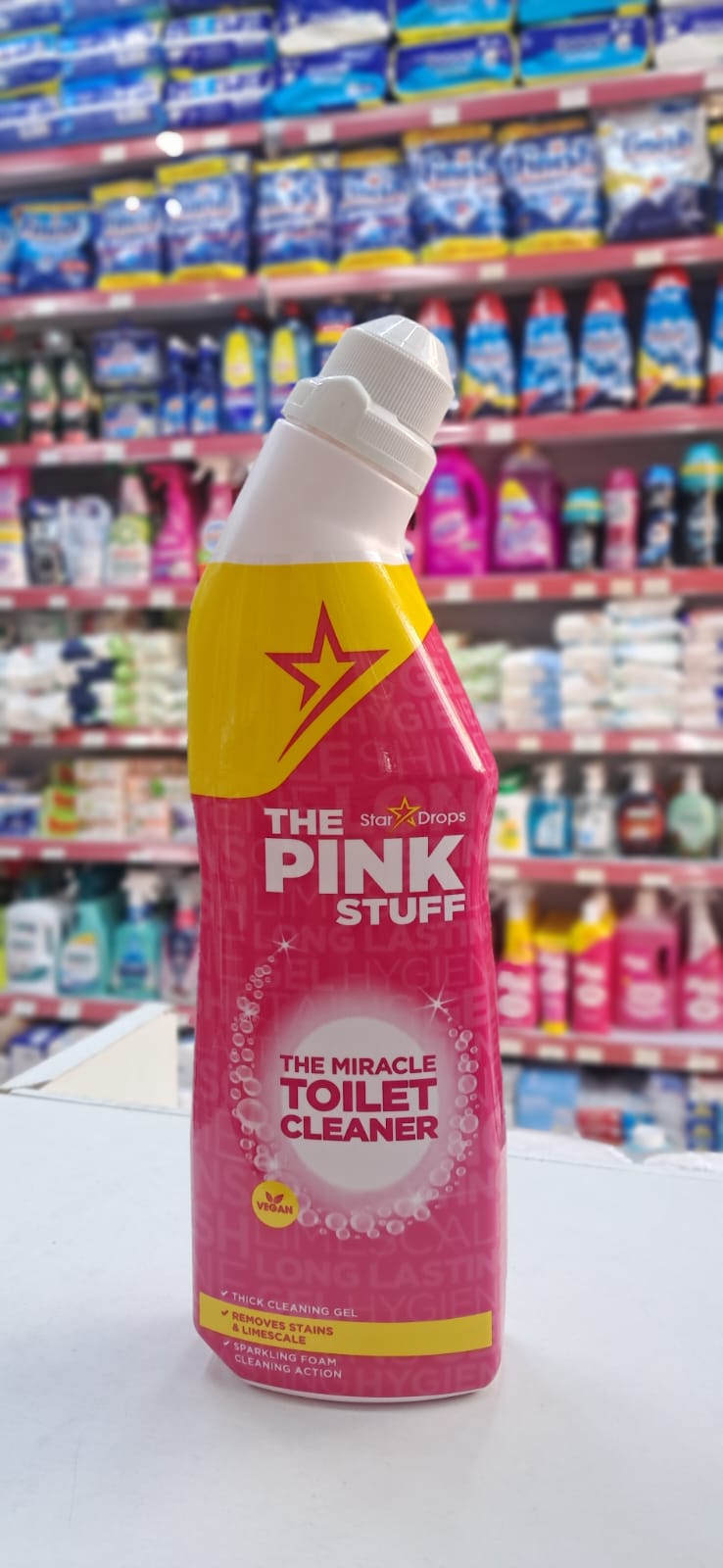 Pink toilet