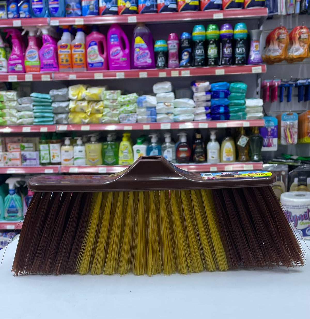 Balai brosse marron