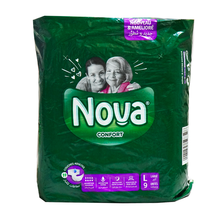 Nova Comfort couche adulte (vert) L