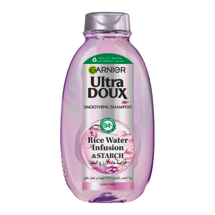 ULTRA DOUX shampoing- INFUSION D’EAU DE RIZ & AMIDON 400ml