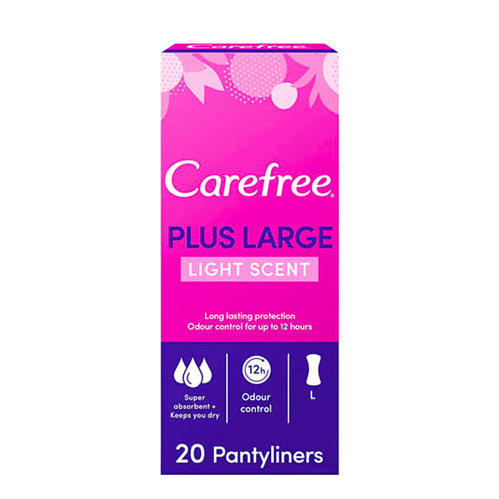 CAREFREE Serviettes Hygiéniques 20